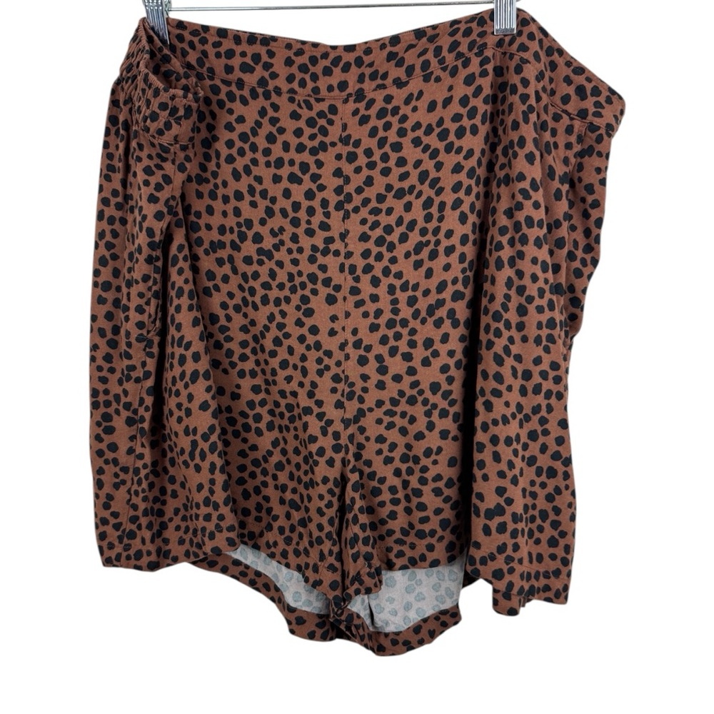 🥑5/$25 Old Navy Leopard Animal Print Pull On Shorts 3X